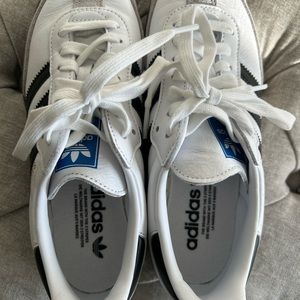 Adidas Samba OG Shoes Cloud White/Core Black/gum sole